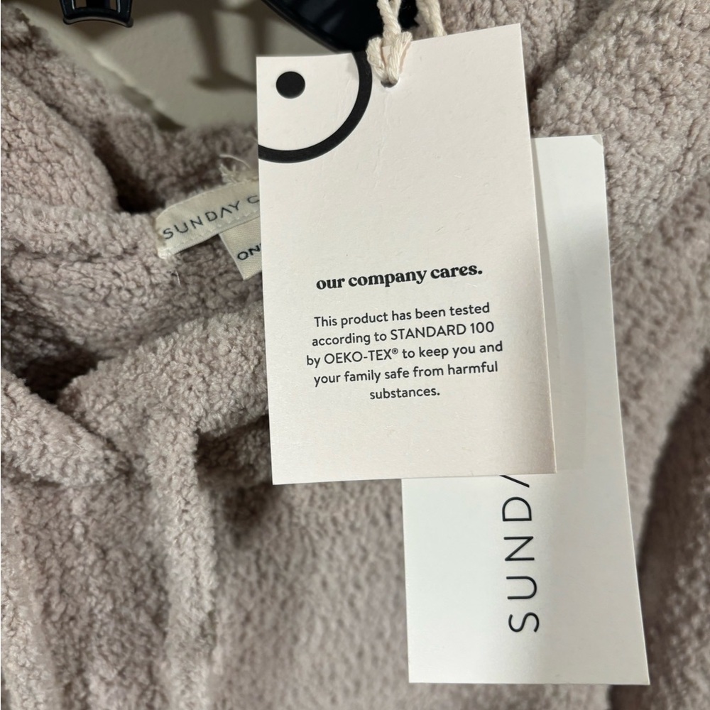 Sunday Citizen Snug Blanket Hoodie Taupe - Picture 4 of 4